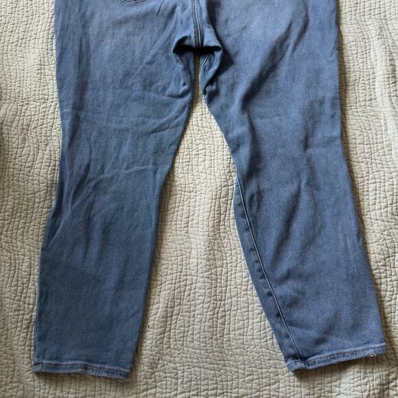 Good American Distressed Blue Jeans Stretch Plus Size 22 - Picture 6 of 7